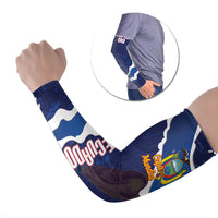 Custom Ecuador 2026 Football Arm Sleeves Come On La Tri Grunge Style