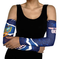 Custom Ecuador 2026 Football Arm Sleeves Come On La Tri Grunge Style