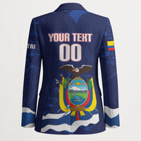 Custom Ecuador 2026 Football Blazer Come On La Tri Grunge Style