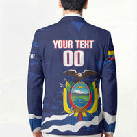 Custom Ecuador 2026 Football Blazer Come On La Tri Grunge Style