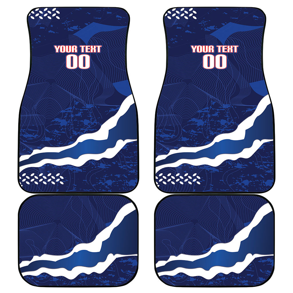 Custom Ecuador 2026 Football Car Mats Come On La Tri Grunge Style