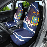 Custom Ecuador 2026 Football Car Seat Cover Come On La Tri Grunge Style