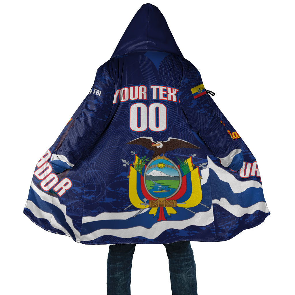 Custom Ecuador 2026 Football Cloak Come On La Tri Grunge Style