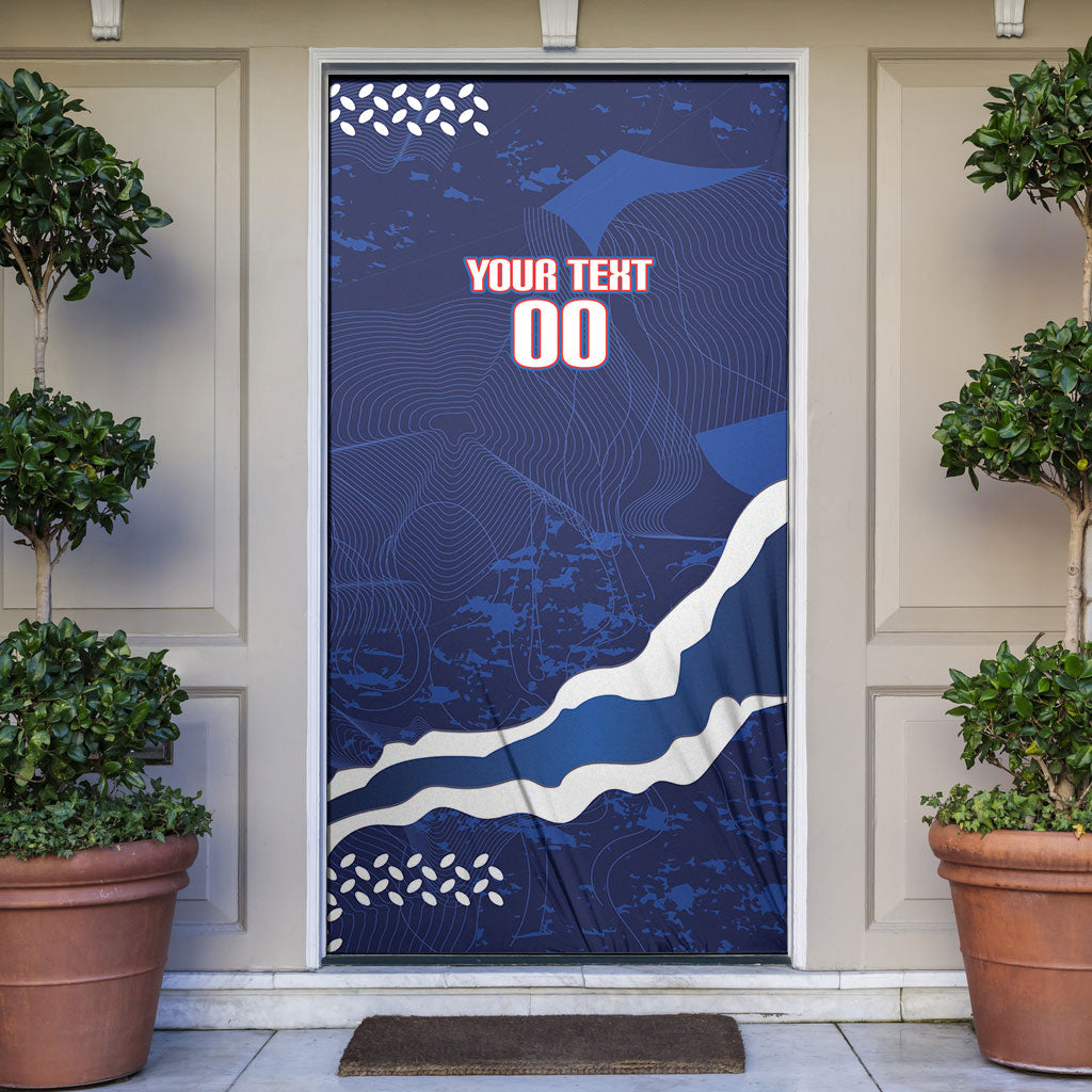 Custom Ecuador 2026 Football Door Cover Come On La Tri Grunge Style