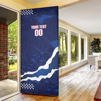 Custom Ecuador 2026 Football Door Cover Come On La Tri Grunge Style