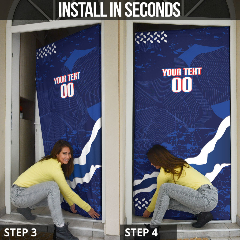 Custom Ecuador 2026 Football Door Cover Come On La Tri Grunge Style