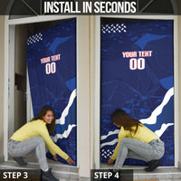 Custom Ecuador 2026 Football Door Cover Come On La Tri Grunge Style