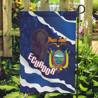 Custom Ecuador 2026 Football Garden Flag Come On La Tri Grunge Style