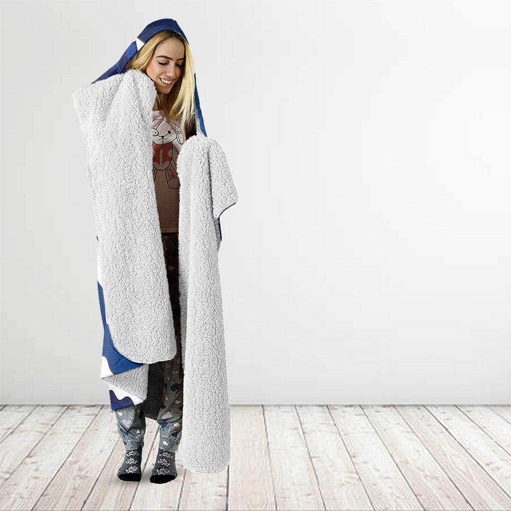 Custom Ecuador 2026 Football Hooded Blanket Come On La Tri Grunge Style