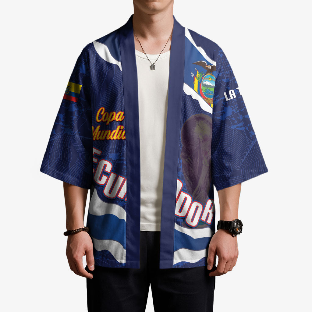Custom Ecuador 2026 Football Kimono Come On La Tri Grunge Style
