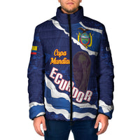 Custom Ecuador 2026 Football Padded Jacket Come On La Tri Grunge Style