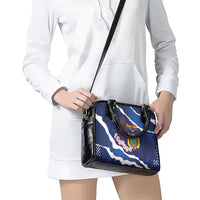 Custom Ecuador 2026 Football Shoulder Handbag Come On La Tri Grunge Style