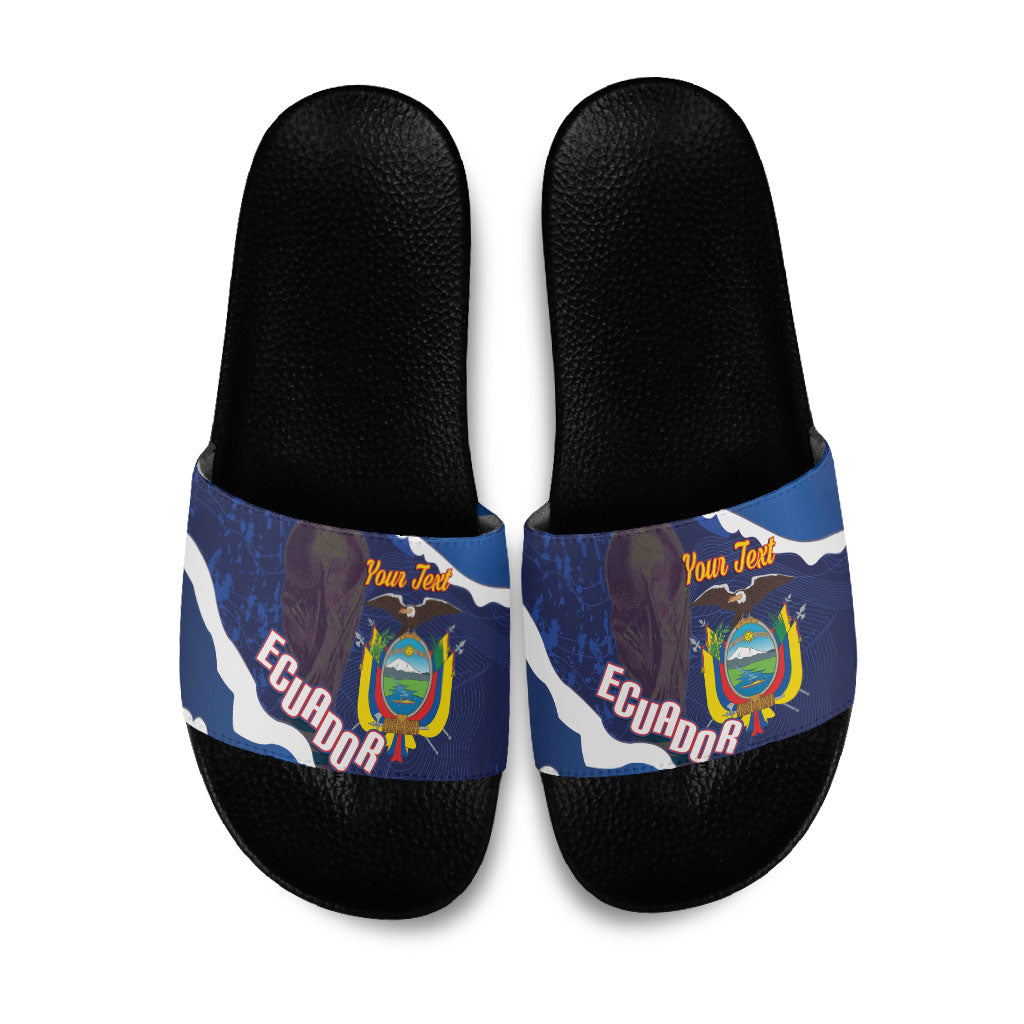 Custom Ecuador 2026 Football Slide Sandals Come On La Tri Grunge Style