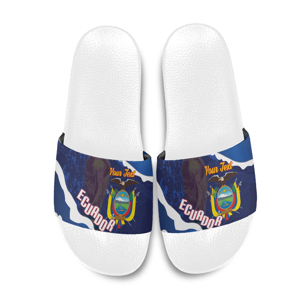 Custom Ecuador 2026 Football Slide Sandals Come On La Tri Grunge Style