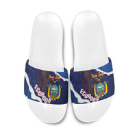 Custom Ecuador 2026 Football Slide Sandals Come On La Tri Grunge Style