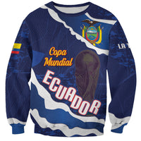 Custom Ecuador 2026 Football Sweatshirt Come On La Tri Grunge Style