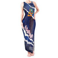 Custom Ecuador 2026 Football Tank Maxi Dress Come On La Tri Grunge Style