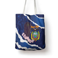 Custom Ecuador 2026 Football Tote Bag Come On La Tri Grunge Style