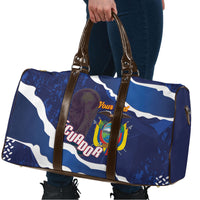 Custom Ecuador 2026 Football Travel Bag Come On La Tri Grunge Style