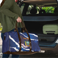 Custom Ecuador 2026 Football Travel Bag Come On La Tri Grunge Style