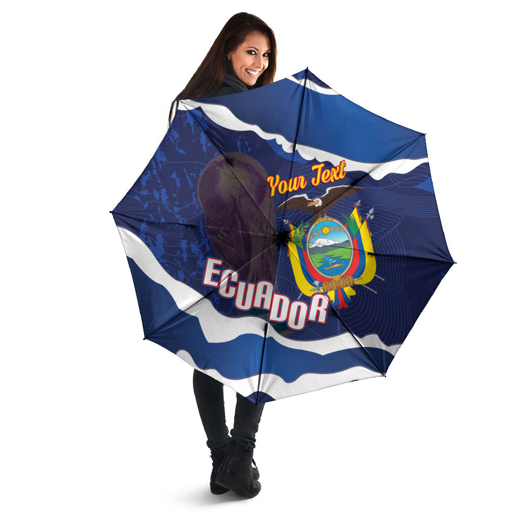 Custom Ecuador 2026 Football Umbrella Come On La Tri Grunge Style