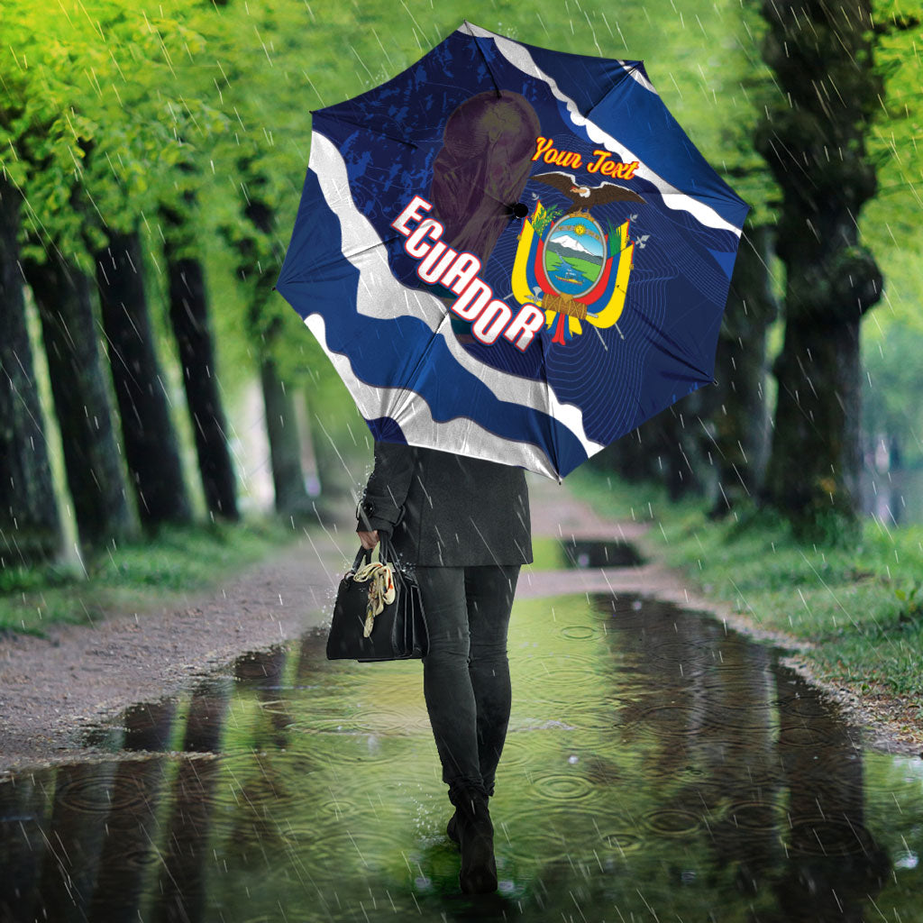 Custom Ecuador 2026 Football Umbrella Come On La Tri Grunge Style