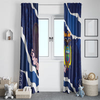 Custom Ecuador 2026 Football Window Curtain Come On La Tri Grunge Style