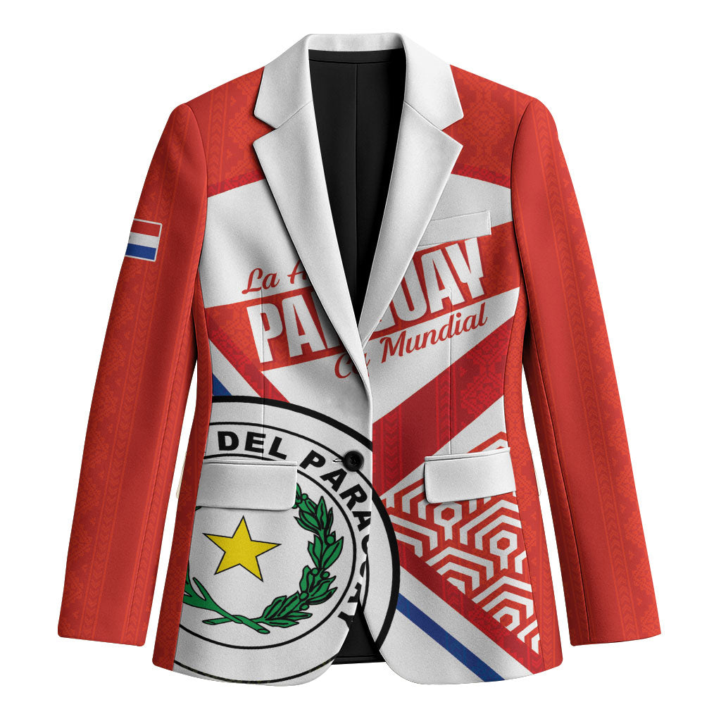 Custom Paraguay 2026 Football Blazer Come On La Albirroja
