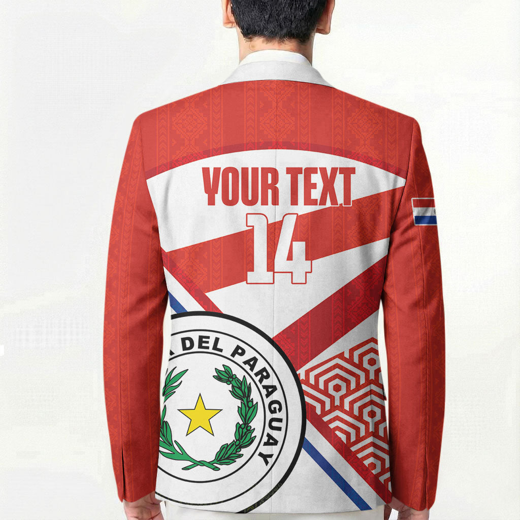 Custom Paraguay 2026 Football Blazer Come On La Albirroja