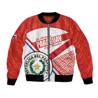 Custom Paraguay 2026 Football Bomber Jacket Come On La Albirroja