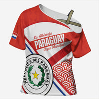 Custom Paraguay 2026 Football Cross Shoulder Shirt Come On La Albirroja