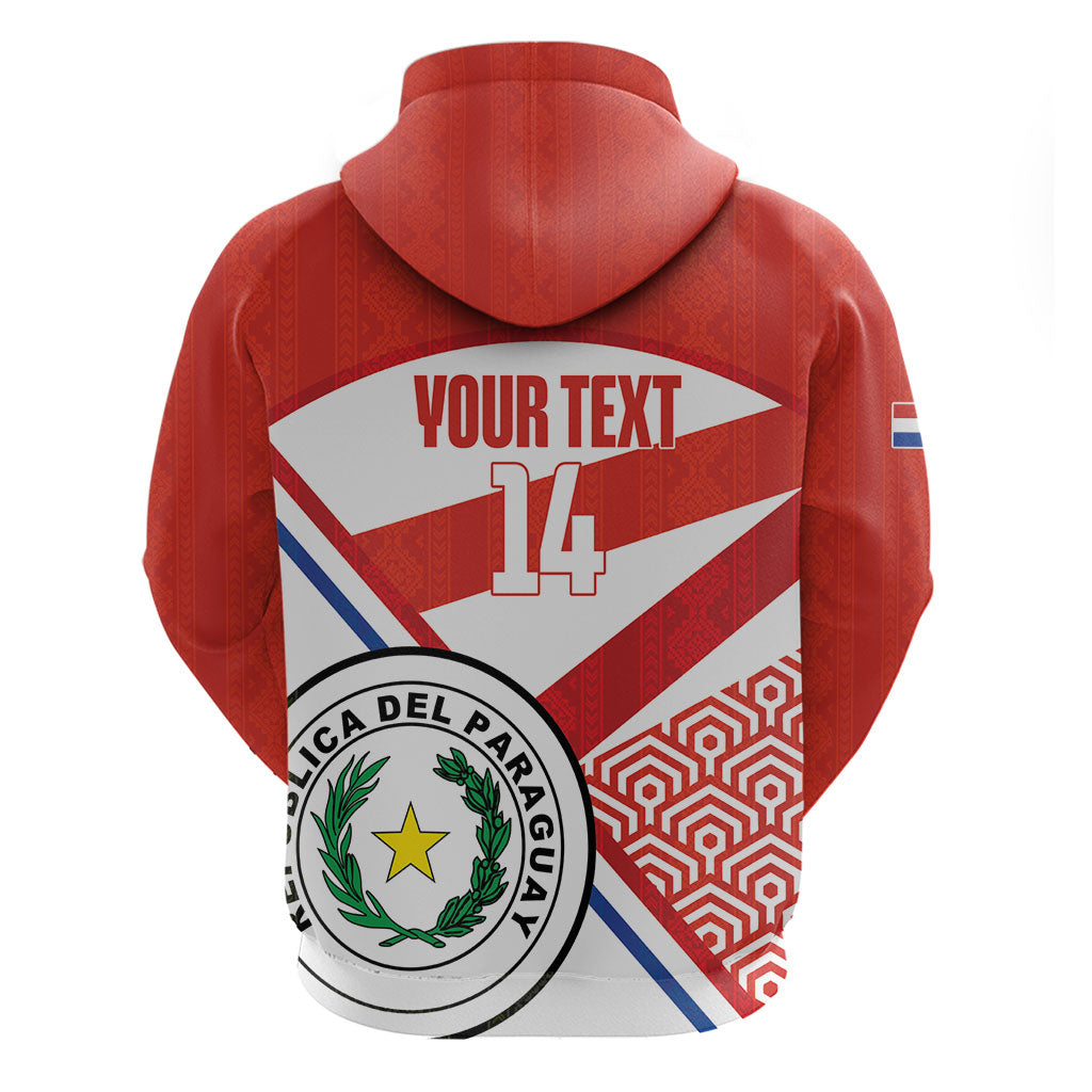 Custom Paraguay 2026 Football Hoodie Come On La Albirroja