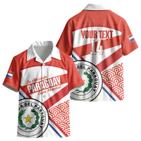Custom Paraguay 2026 Football Kid Hawaiian Shirt Come On La Albirroja LT14