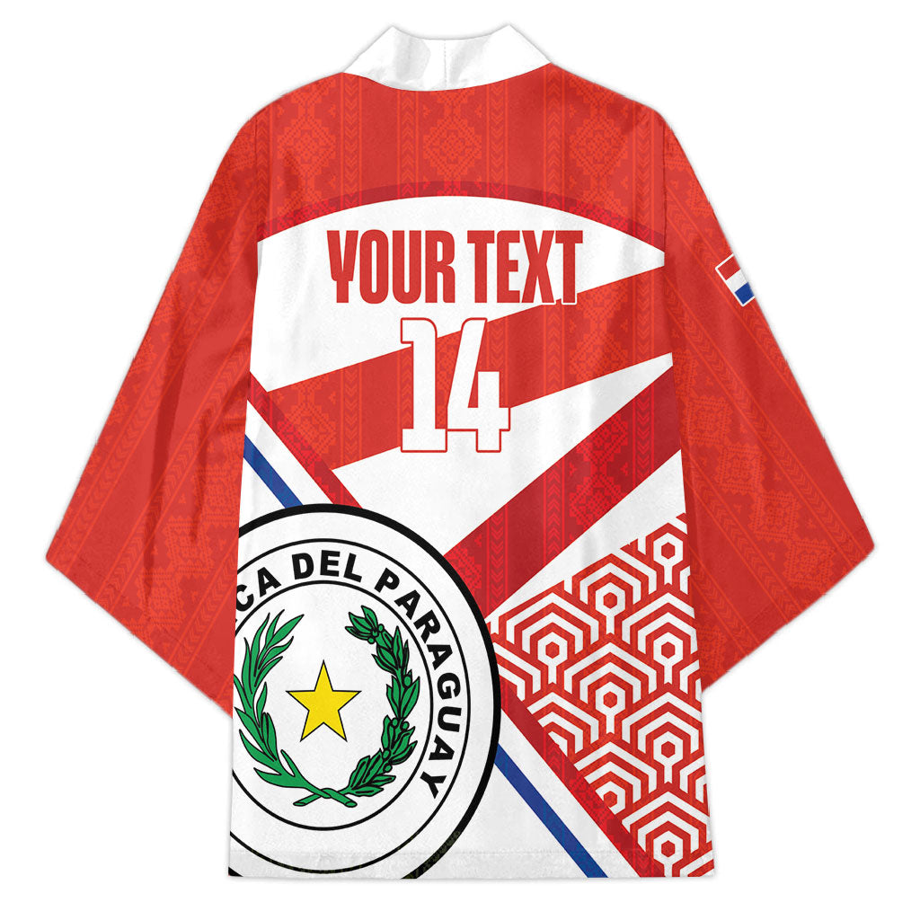Custom Paraguay 2026 Football Kimono Come On La Albirroja