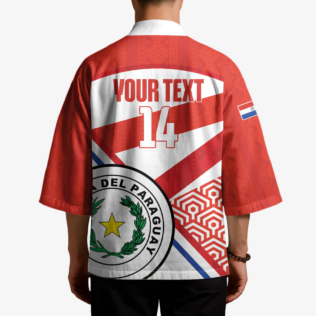 Custom Paraguay 2026 Football Kimono Come On La Albirroja