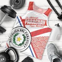 Custom Paraguay 2026 Football Men Tank Top Come On La Albirroja