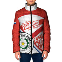Custom Paraguay 2026 Football Padded Jacket Come On La Albirroja