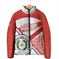 Custom Paraguay 2026 Football Padded Jacket Come On La Albirroja