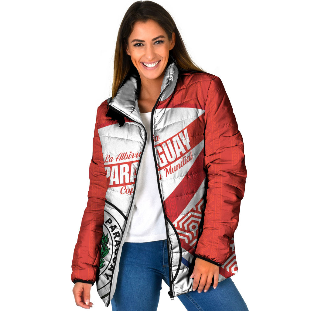 Custom Paraguay 2026 Football Padded Jacket Come On La Albirroja