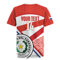 Custom Paraguay 2026 Football Rugby Jersey Come On La Albirroja