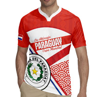 Custom Paraguay 2026 Football Rugby Jersey Come On La Albirroja