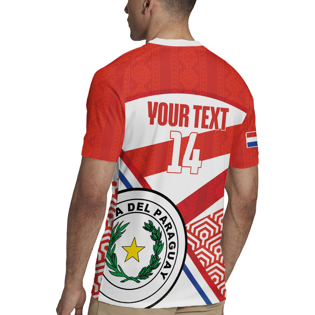 Custom Paraguay 2026 Football Rugby Jersey Come On La Albirroja