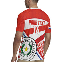 Custom Paraguay 2026 Football Rugby Jersey Come On La Albirroja