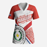 Custom Paraguay 2026 Football Scrub Top Come On La Albirroja