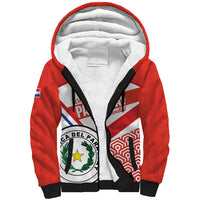 Custom Paraguay 2026 Football Sherpa Hoodie Come On La Albirroja
