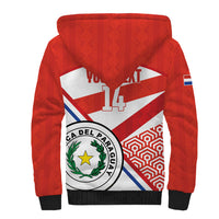 Custom Paraguay 2026 Football Sherpa Hoodie Come On La Albirroja