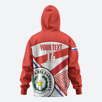 Custom Paraguay 2026 Football Zip Hoodie Come On La Albirroja