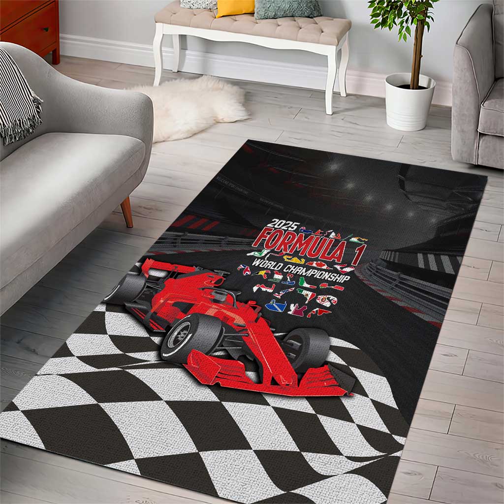 Racing Car 2025 Area Rug GP Circuits Born To Speed - Wonder Print Shop