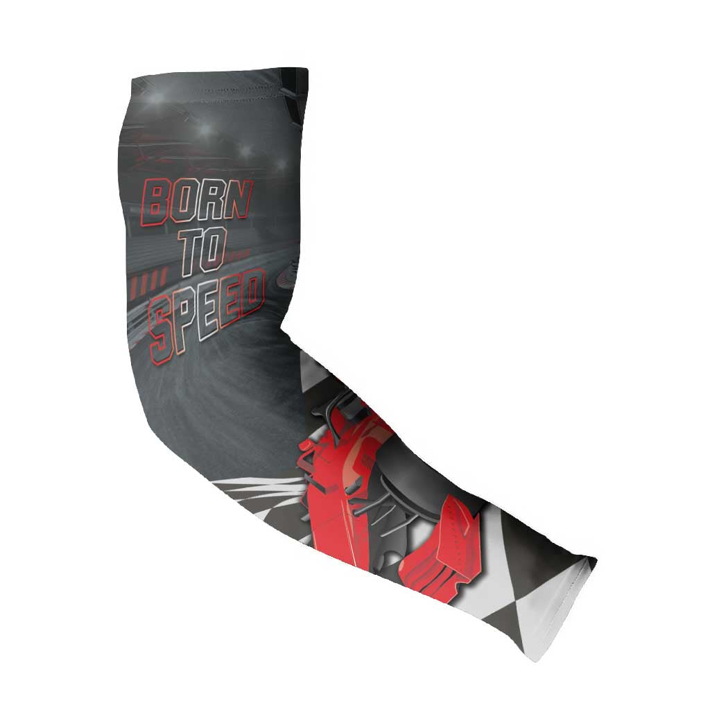 Racing Car 2025 Arm Sleeves GP Circuits Born To Speed - Wonder Print Shop