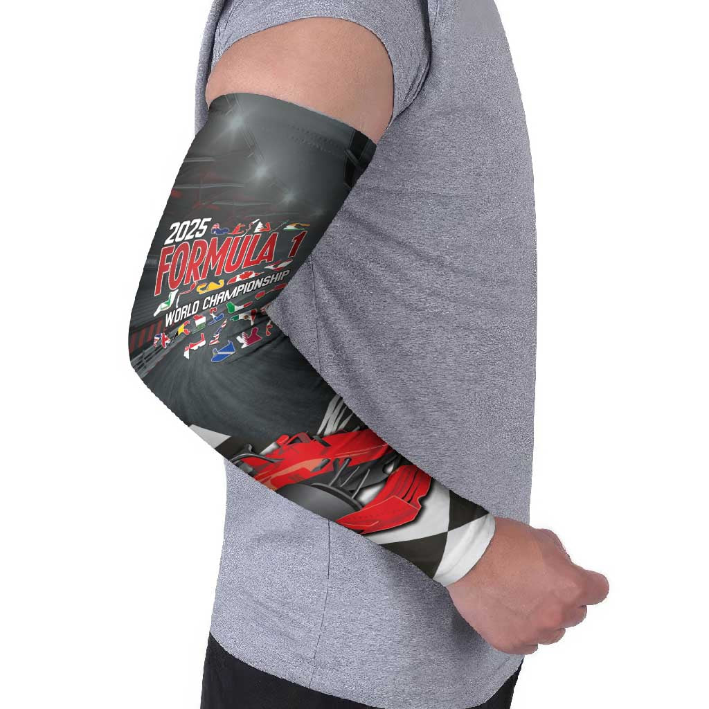 Racing Car 2025 Arm Sleeves GP Circuits Born To Speed - Wonder Print Shop